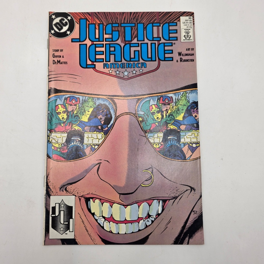 DC Comics Justice League America 30 Guy Gardner Copper Age 1989 Giffen DeMatteis